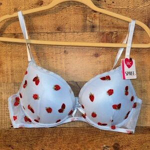 🍓Spree Strawberry Kisses Push Up Bra